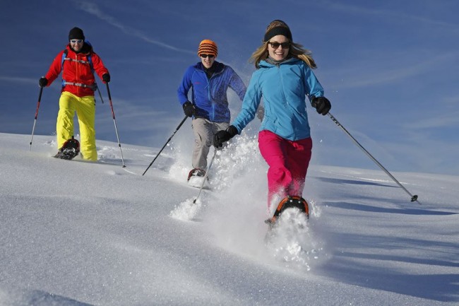 Spaß bei einer Schneeschuhwanderung (© Region Schladming-Dachstein, Herbert Raffalt)