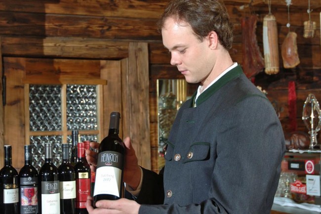 Kompetente Weinempfehlung im Restaurant Landalm